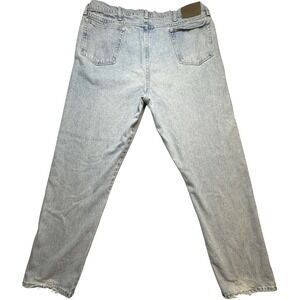Cabela's Jeans Mens 42x34 (39x32) Light Wash Blue Denim‎ Relaxed Fit Hunting